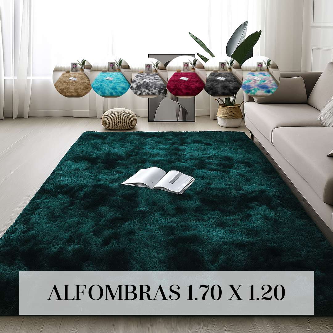 Alfombras 1.70m por 1.20m antideslizantes