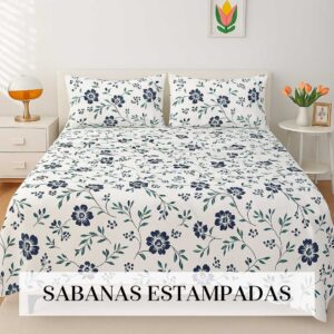 Juegos de Sabanas Estampadas Polialgodón