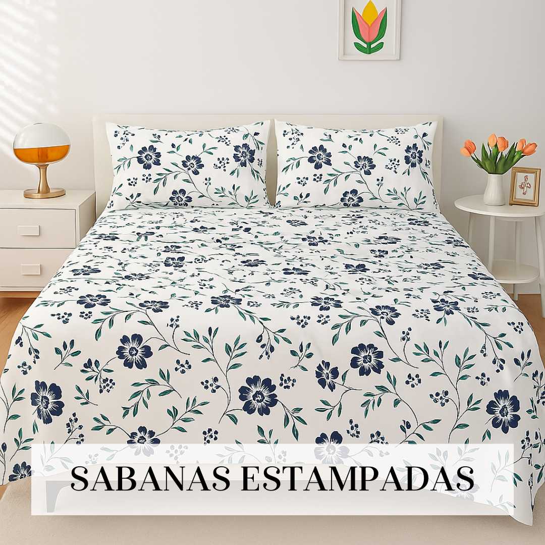 Juegos de Sabanas Estampadas Polialgodón
