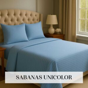 Juegos de Sabanas Unicolor Polialgodón