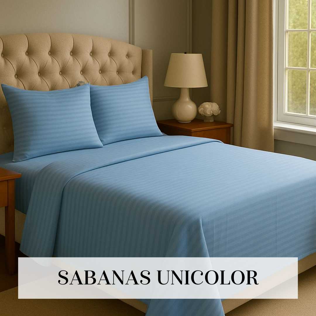 Juegos de Sabanas Unicolor Polialgodón