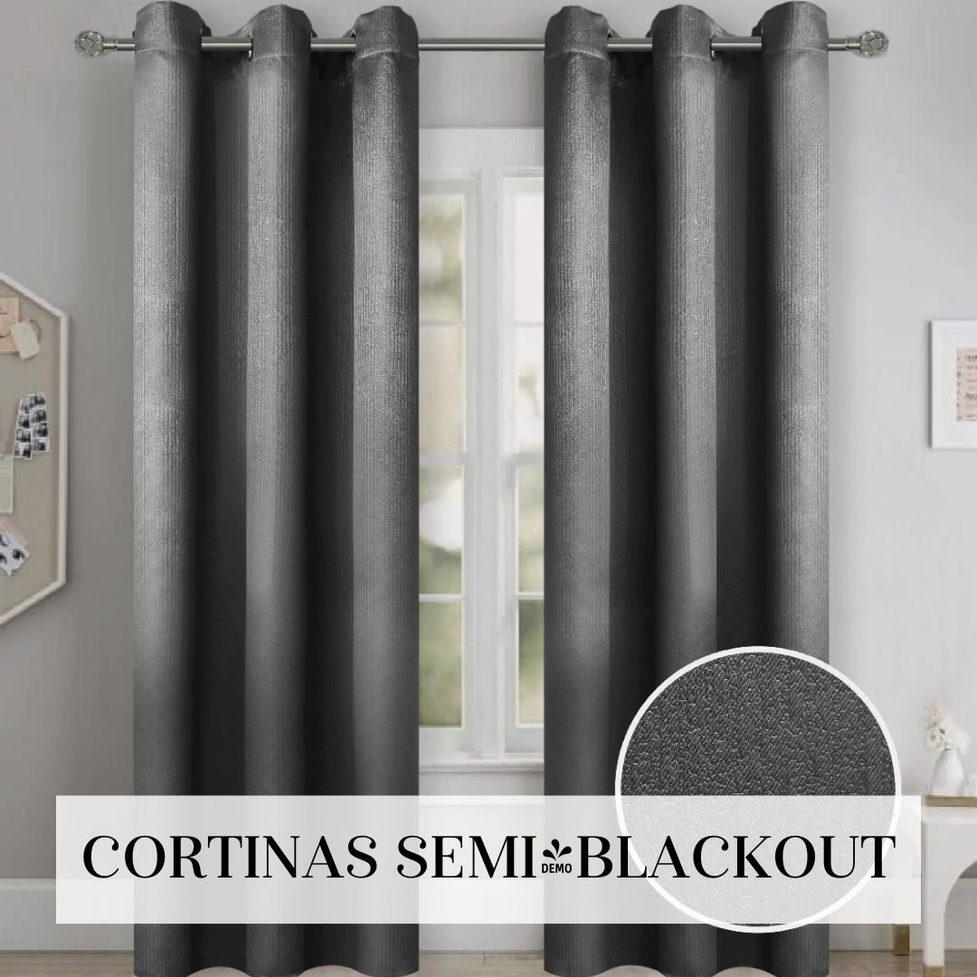 Cortinas Semi Blackout 270x200cm