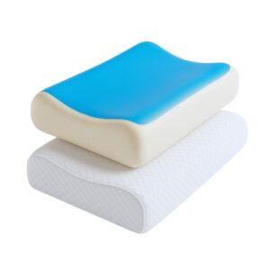 DUO Almohadas Cervicales Ortopédicas con Gel Refrescante