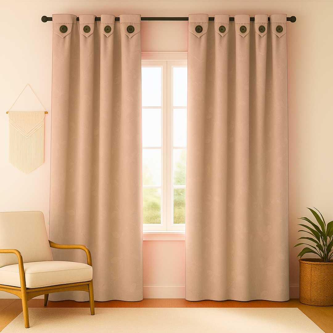 Juego De Cortinas Jacquard Semi blackout - Imagen 4