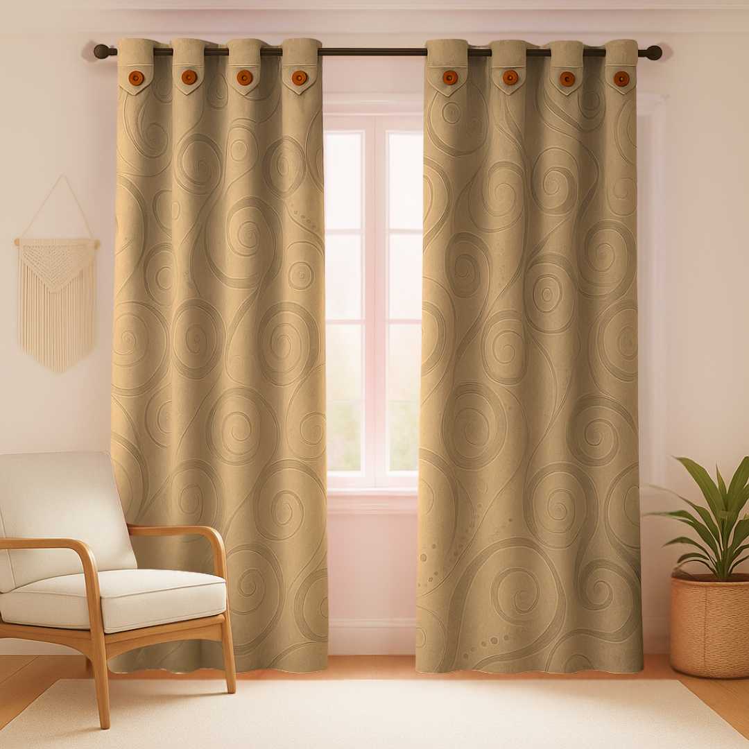 Juego De Cortinas Jacquard Semi blackout - Imagen 10