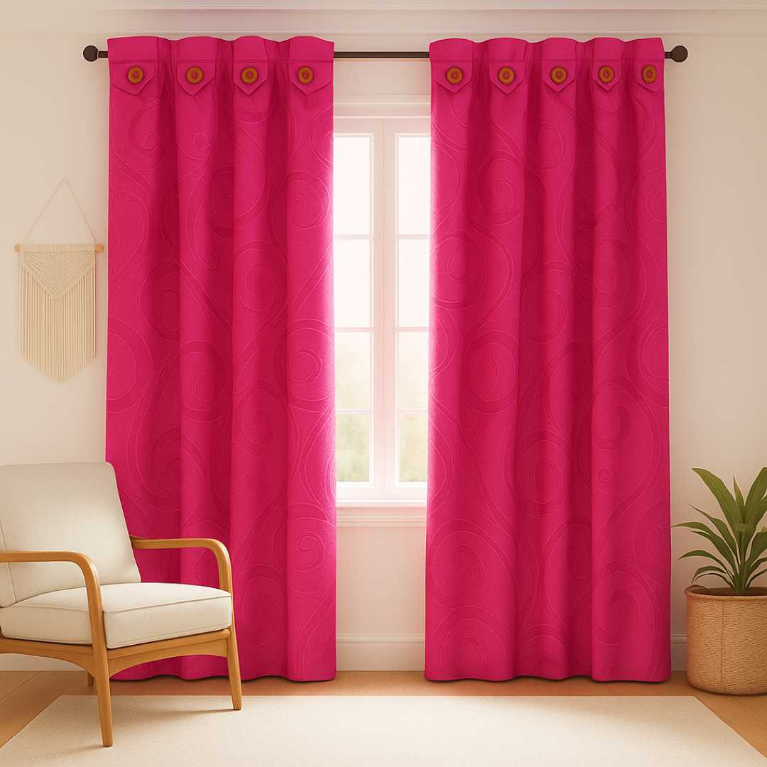 Juego De Cortinas Jacquard Semi blackout - Imagen 3