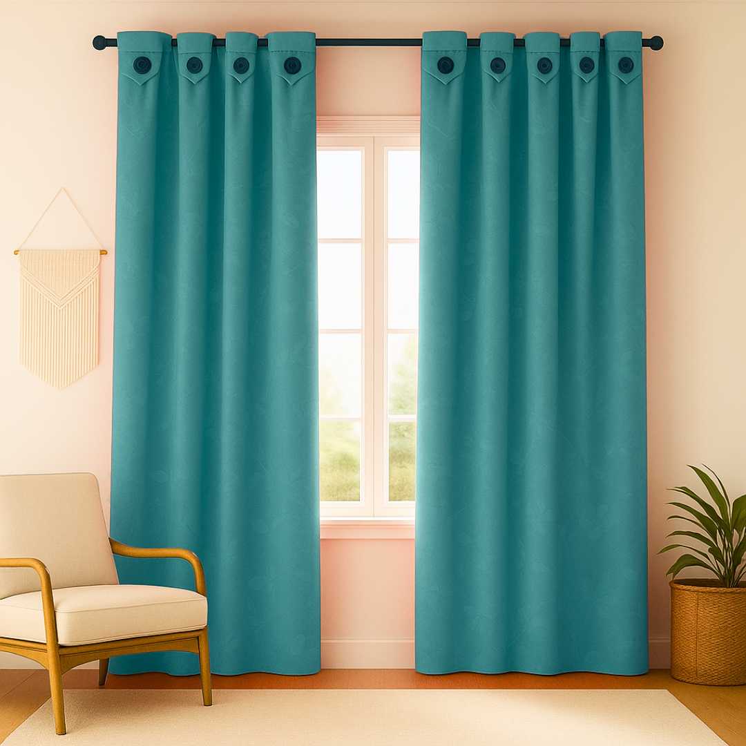 Juego De Cortinas Jacquard Semi blackout - Imagen 14