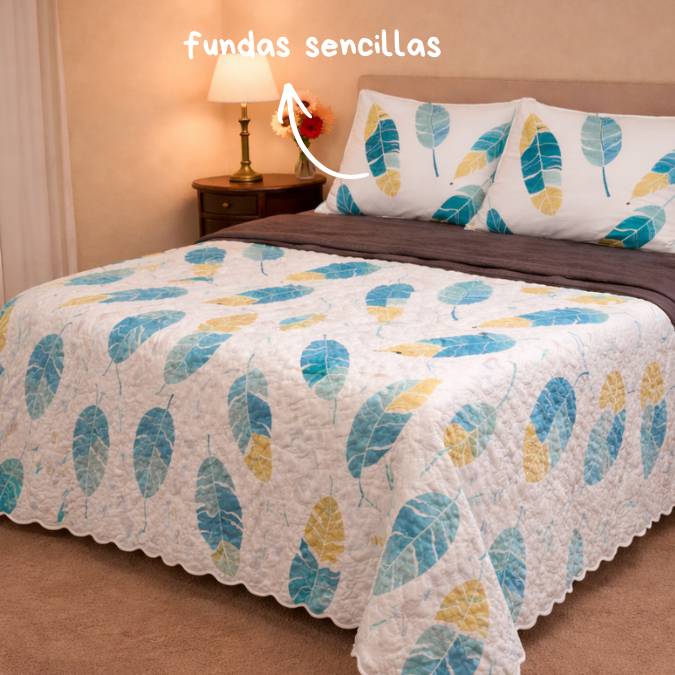 Colcha Doble Faz Cama Doble 140x190 Cm - Imagen 2