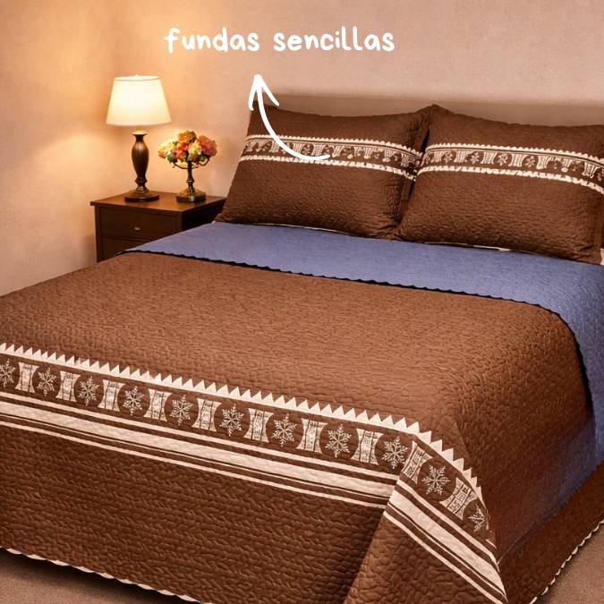 Colcha Doble Faz Cama Doble 140x190 Cm - Imagen 10