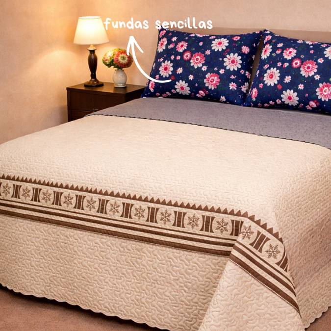 Colcha Doble Faz Cama Doble 140x190 Cm - Imagen 11