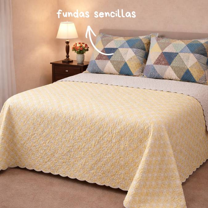 Colcha Doble Faz Cama Doble 140x190 Cm - Imagen 4