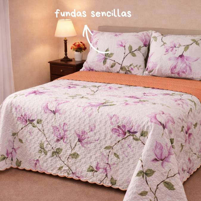 Colcha Doble Faz Cama Doble 140x190 Cm - Imagen 9