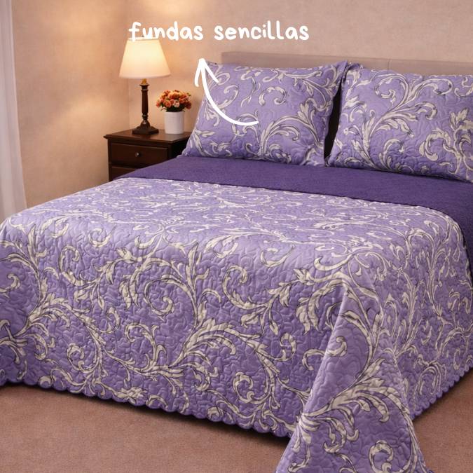Colcha Doble Faz Cama Doble 140x190 Cm - Imagen 7