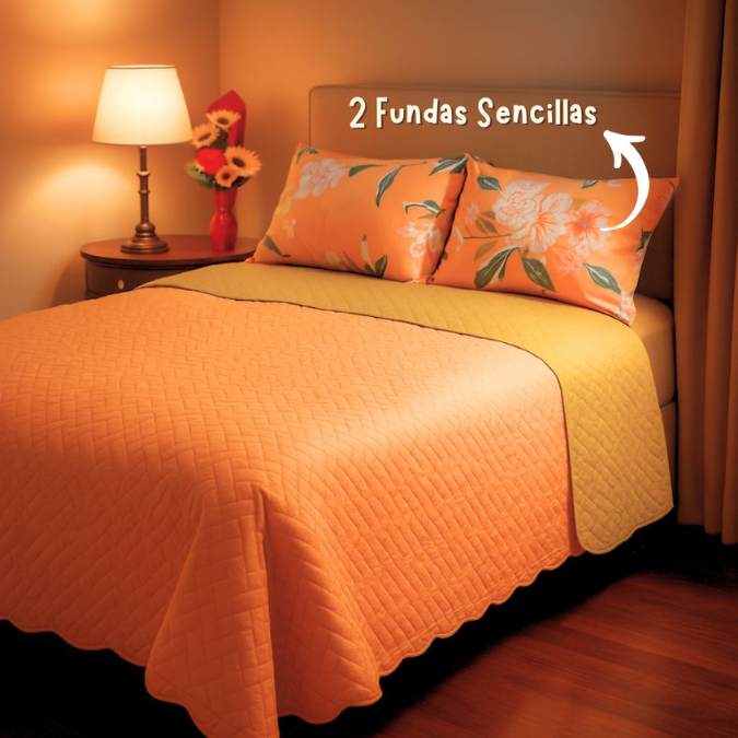 Colcha Doble Faz Cama Doble 140x190 Cm - Imagen 12