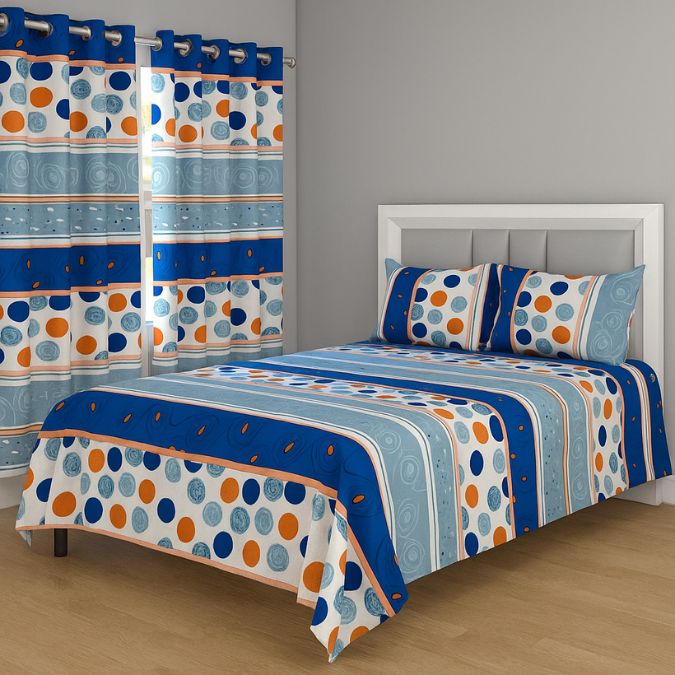 Juego de Sábanas y Cortina a Juego en Todas las Medidas - Imagen 4