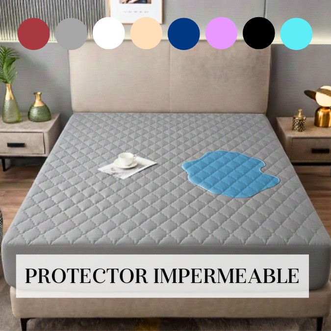 Protector De Colchón 100% Impermeable Premium